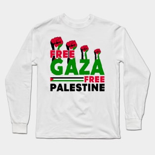 Free Gaza Free Palestine Long Sleeve T-Shirt